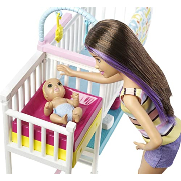 Barbie Skipper Nap 'n' Nurture Nursery Set for Kids