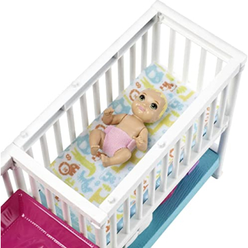 Barbie Skipper Nap 'n' Nurture Nursery Set for Kids