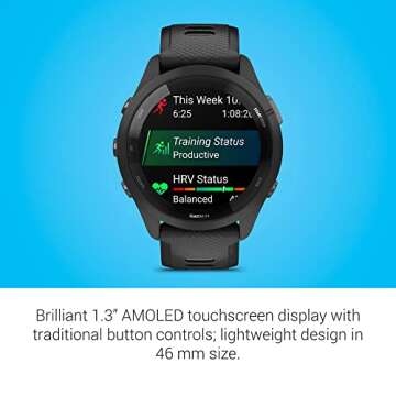 Garmin Forerunner 265 Smartwatch with AMOLED Display