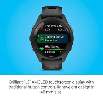 Garmin Forerunner 265 Smartwatch with AMOLED Display