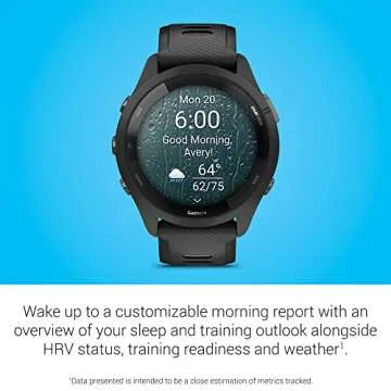 Garmin Forerunner 265 Smartwatch with AMOLED Display