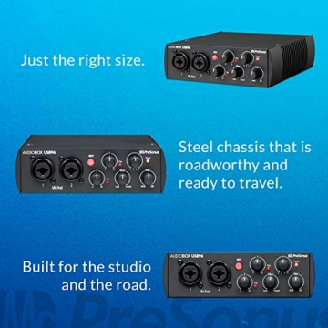 PreSonus AudioBox 96 25th Anniversary Studio Ultimate Bundle Complete Recording Kit with Studio One Artist DAW Software