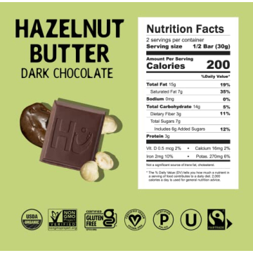Hu Hazelnut Butter Chocolate Bars 6 Pack for Guilt-Free Indulgence