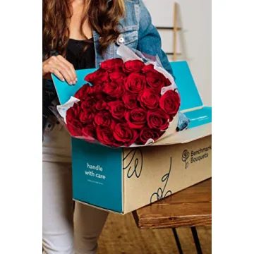 24 Stem Red Roses with Vase for Every Occasion