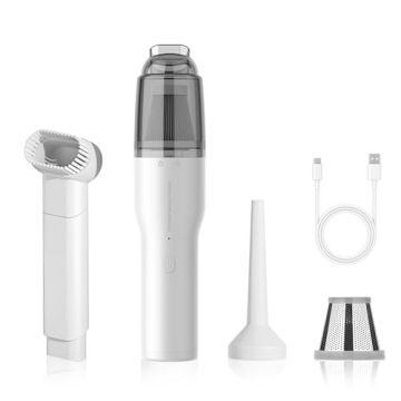 Cordless Handheld Car Vacuum Cleaner, Cordless Handheld Dual Function Vacuum and Blower, High Power ...