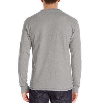 NITAGUT Mens Fashion Casual Long Sleeve Henley T-Shirts for Everyday Comfort