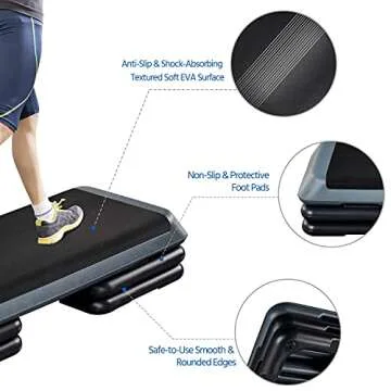 Yaheetech Aerobic Stepper for Effective Home Workouts