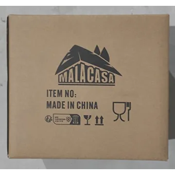 MALACASA 2-Piece Salad Bowls for Stylish Cuisine