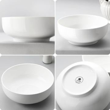 MALACASA 2-Piece Salad Bowls for Stylish Cuisine