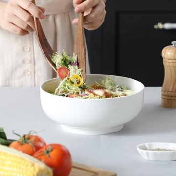 MALACASA 2-Piece Salad Bowls for Stylish Cuisine