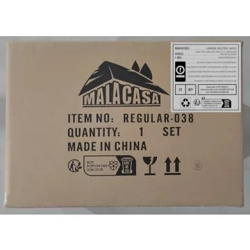 MALACASA 2-Piece Salad Bowls for Stylish Cuisine