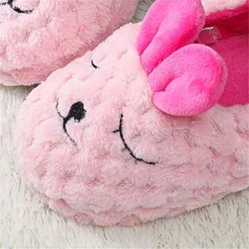 Cute Bunny House Slippers for Toddler Girls - Csfry