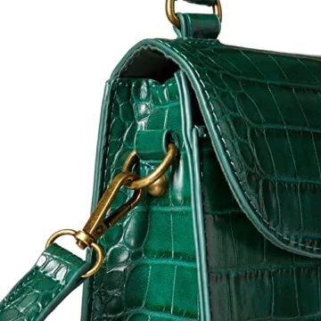 Dark Green Diana Top Handle Crossbody Bag for Women