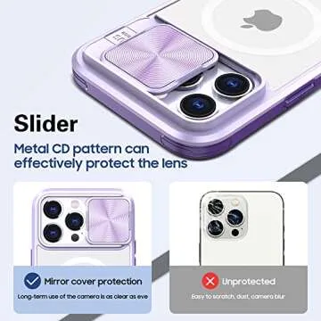 WATEFULL Clear Case for iPhone 14 Pro Max with MagSafe