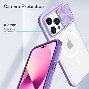 WATEFULL Clear Case for iPhone 14 Pro Max with MagSafe