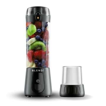 BLENDi Pro+ Portable Blender (New 2025 Model, 17.5oz, Black) – Upgraded 120W Motor, USB-C Recharge...