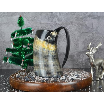 Authentic OLDEMPEROR 16oz Viking Horn Mug - Handmade