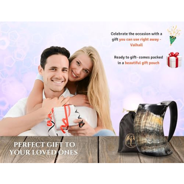 Authentic OLDEMPEROR 16oz Viking Horn Mug - Handmade