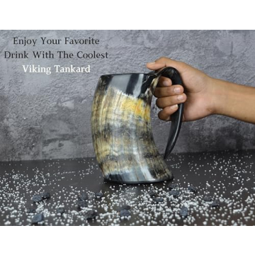Authentic OLDEMPEROR 16oz Viking Horn Mug - Handmade