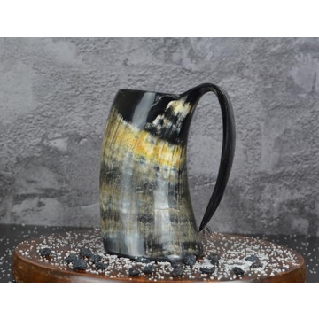 Authentic OLDEMPEROR 16oz Viking Horn Mug - Handmade