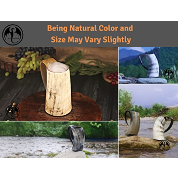 Authentic OLDEMPEROR 16oz Viking Horn Mug - Handmade