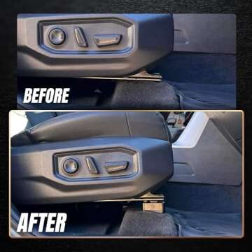 OICCTBF 2Pcs Upgraded Front Seat Spacers,Driver or Passenger Adjustable Rear of Front Block Seat Recline Lift Kit Seat Risers Lifting Set Replacement for Toyota Tundra 2022 2023