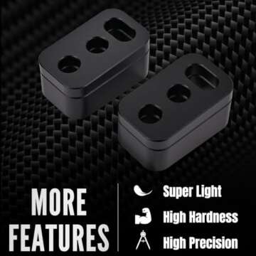 OICCTBF 2Pcs Upgraded Front Seat Spacers,Driver or Passenger Adjustable Rear of Front Block Seat Recline Lift Kit Seat Risers Lifting Set Replacement for Toyota Tundra 2022 2023