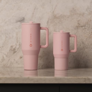 HydroJug 20oz Insulated Water Bottle with Flip Straw