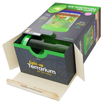 Dan&Darci Light-Up Terrarium Kit for Kids Fun Gardening