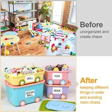 150 Pcs Labels for Storage Bins, 6 X 4 Inch Removable Labels for Storage Bins, Tear Resistant No Residue Storage Bin Labels, Matte White Blank Box Labels for School, Home, Business