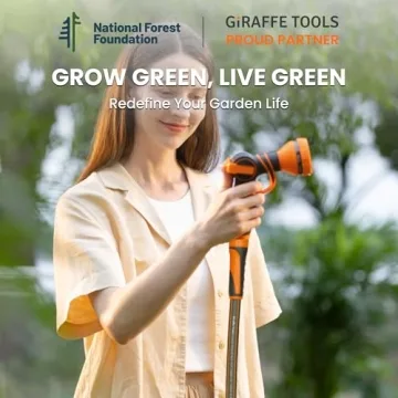 Giraffe Tools 50ft Garden Hose - Lightweight and Durable