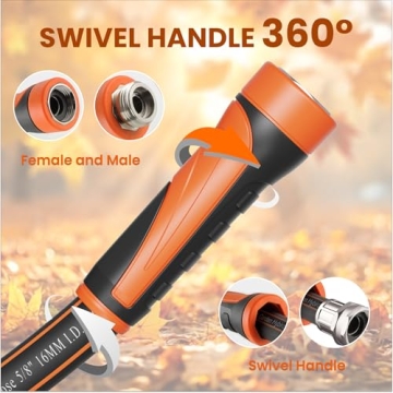 Giraffe Tools 50ft Garden Hose - Lightweight and Durable