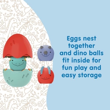 Interactive Dino Bath Toy Set for Toddlers by Dr. Brown's