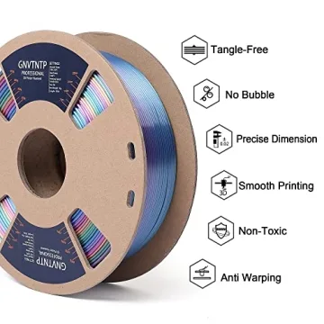 Shiny Silk Multicolor PLA 3D Printer Filament 1.75mm