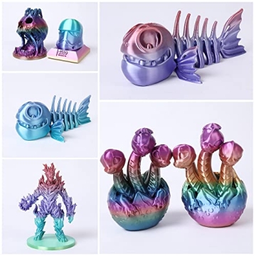 Shiny Silk Multicolor PLA 3D Printer Filament 1.75mm