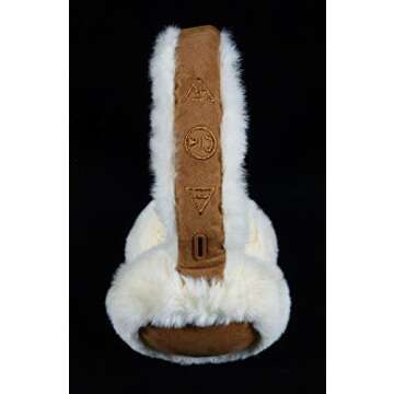 ALZO Bluetooth Earmuff Headphones Fashion Accessory - Color Cream Caramel