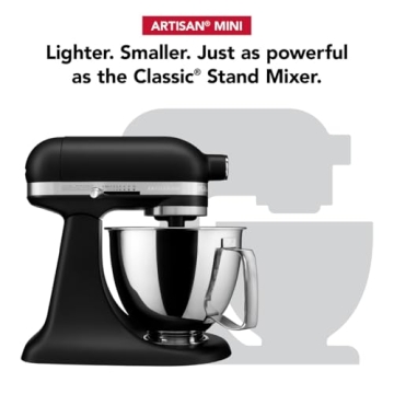 Shop KitchenAid Artisan Mini Stand Mixer Black Matte