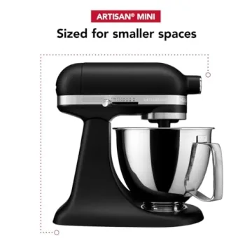 Shop KitchenAid Artisan Mini Stand Mixer Black Matte
