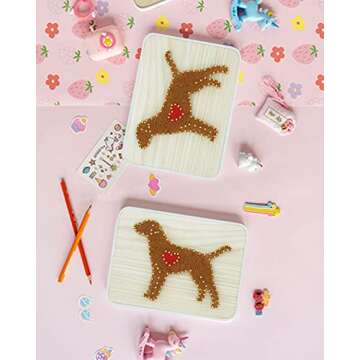BAZIMA DIY String Art Kit for Beginner, DIY Dog Craft Kit,Unique Gift,Craft Kit for Holidays