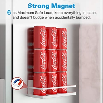 Thipoten Magnetic Spice Rack Strong Shelf 2 Hooks