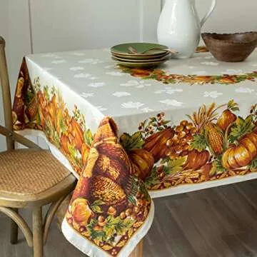 Benson Mills Harvest Splendor Tablecloth for Thanksgiving