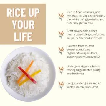 Mountain High Organics 40 lb Certified Organic Rice Bucket