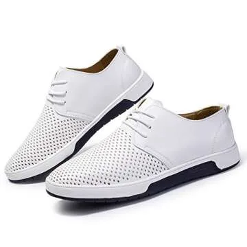 Stylish ZZHAP Men's Casual Oxford Shoes - Comfort Meets Class