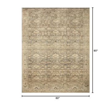 Loloi Margot Collection 5'-0" x 7'-6" Area Rug in Antique Sage