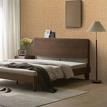 LOVADA Orange Grass Cloth Peel and Stick Wallpaper 15.7x300