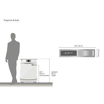 Premium Stainless Steel Dishwasher Magnet for Easy Organization