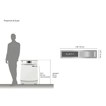 Premium Stainless Steel Dishwasher Magnet for Easy Organization
