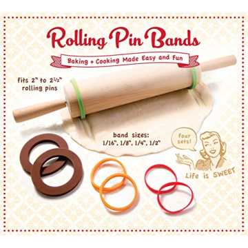 Talisman Designs Rolling Pin Bands for Perfect Baking
