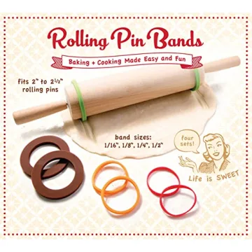 Talisman Designs Rolling Pin Bands for Perfect Baking