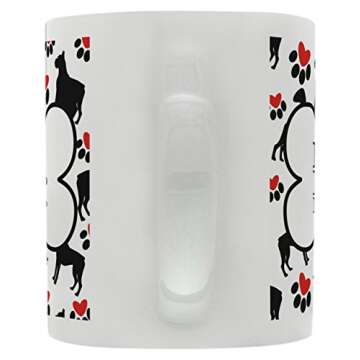 Boxer Gift Best Boxer Mom Ever Dog Owner Gifts Dog Lover Heart Handle Gift Coffee Mug Tea Cup Heart Handle